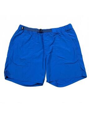 REI Co-op Mens Blue Hiking Shorts Nylon Belted Size Medium